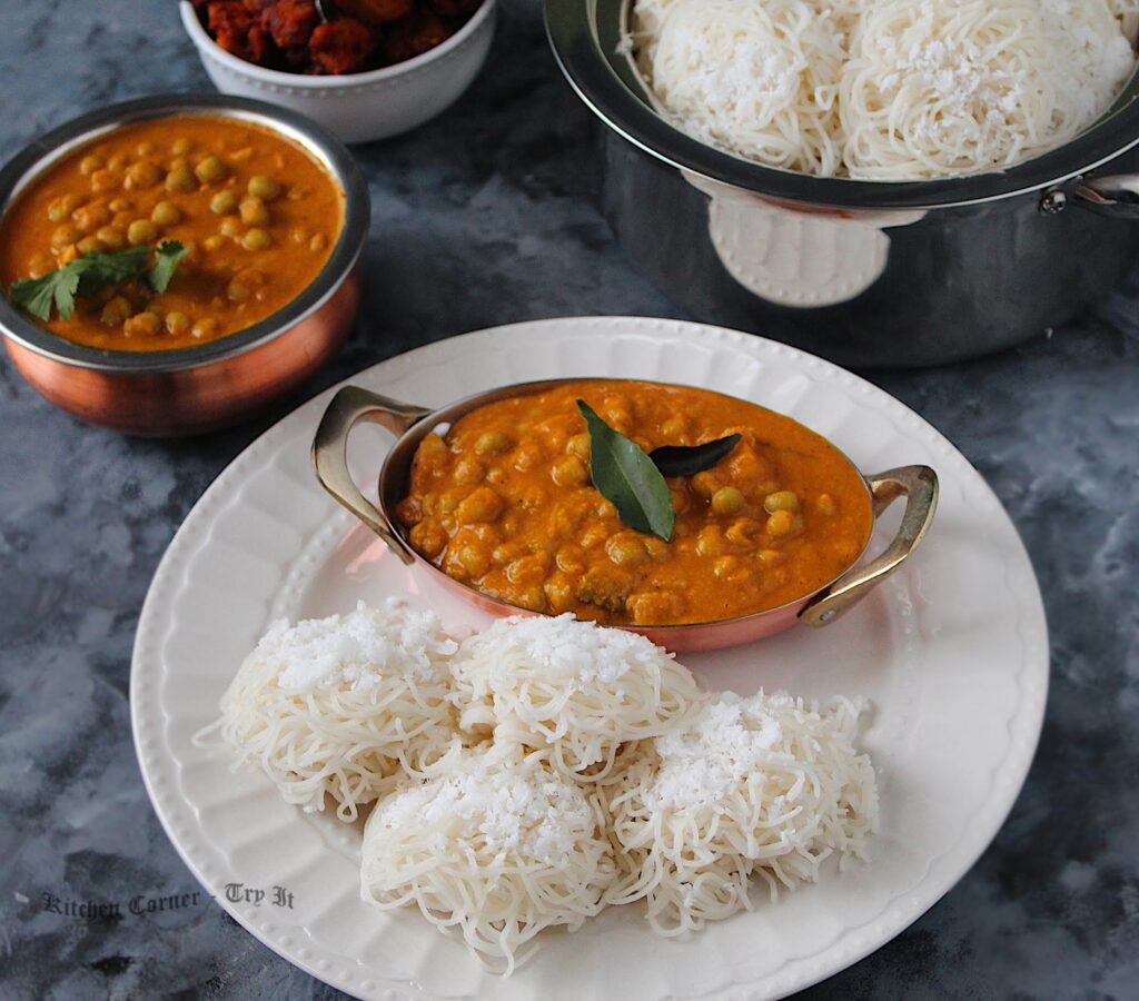 Kerala’s Idiyappam with Rich Curry