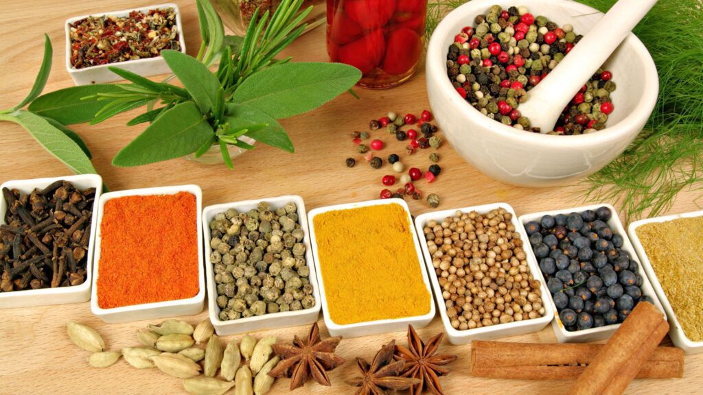 herbs and spices should be an integral inclusion during the monsoon season