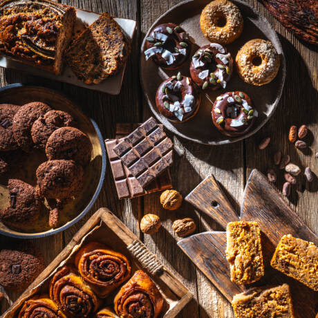 A Spread of Desserts.