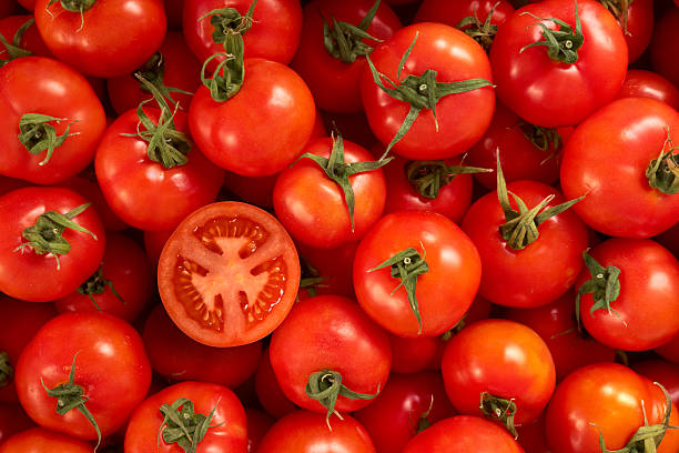 Fresh, Ripe Tomatoes.