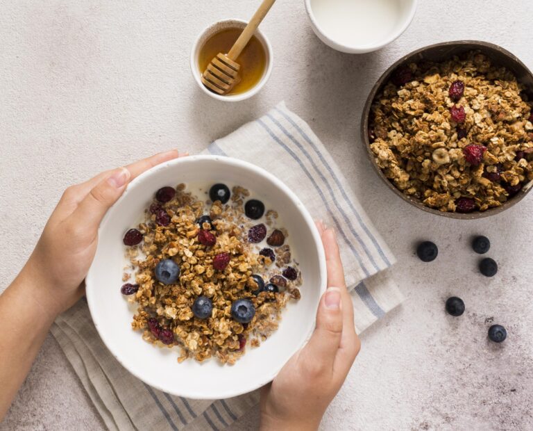 Breakfast.