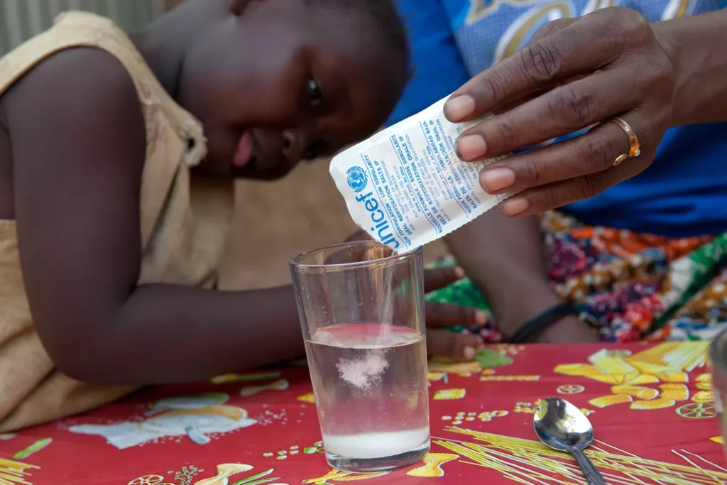 ORS is essential for treating dehydration caused by diarrhea, vomiting, or heat-related illnesses.
