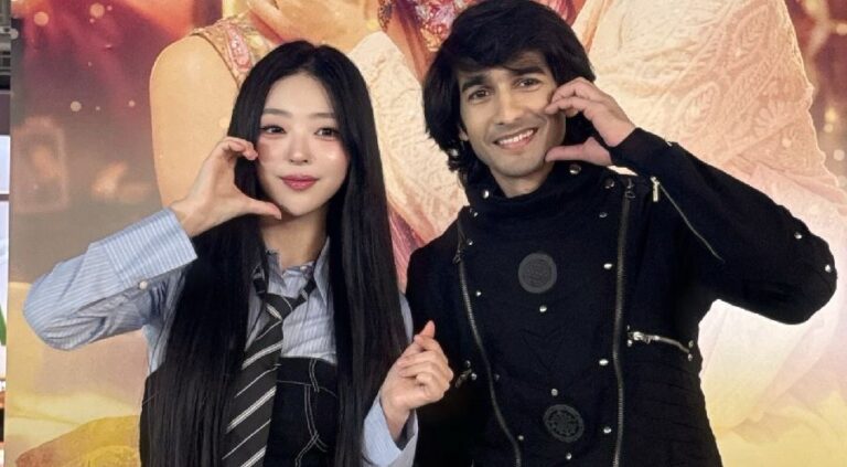 Shantanu Maheshwari with Korean artist Henny from X:IN