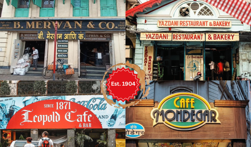 Timeless cafés with marble tables and bentwood chairs, echoing generations of conversations over chai and bun maska.