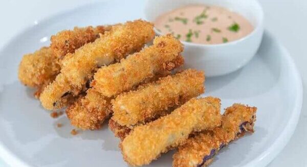 Crispy eggplant fries