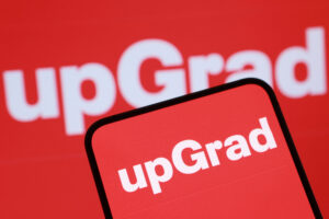 Illustration shows upGrad logo