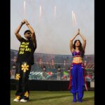 The stars lit up a dazzling evening at the Wankhede ahead of India’s #T20WorldCup opener against-3