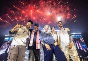Linkin Park in India (Courtesy: instagram@linkinpark)