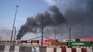 Iranian drones struck the Ras Tanura oil refinery in Saudi