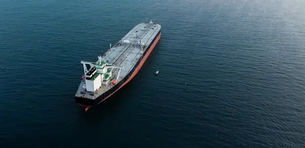 An oil tanker crossing the Strait of Hormuz. Source - Responsible Statecraft