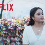 Made in Korea actress at Seoul love lock bridge.