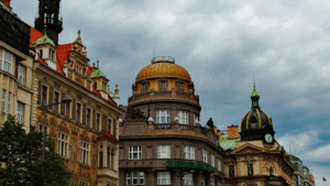 Eastern Europe budget travel 2026 - Prague Old Town Square Astronomical Clock at sunset
