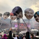 K-Pop idols and their beloved fandom.