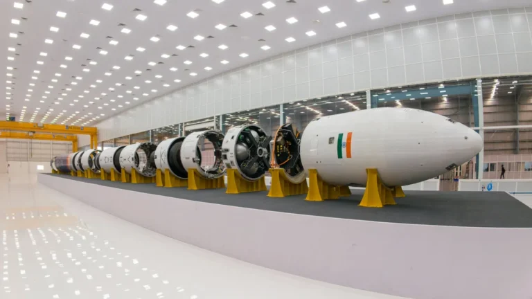 Vikram-1 at Skyroot Aerospace's facility.