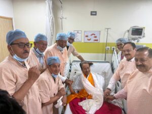 Sonam Wangchuk at Medanta Hospital.