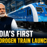 India’s first hydrogen train launched by PM Modi.