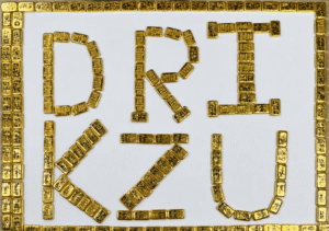 180 Seized Gold Bars Arranged in DRI's Signature Display (Source: PIB)
