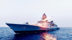 Operation Southern Readiness Indian Navy warship.