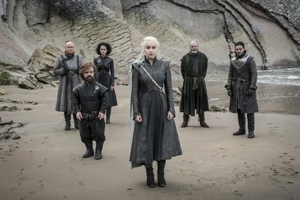 Main cast of the series ‘Game of Thrones’.