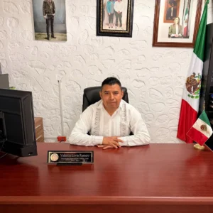 Mexico mayor Valentín Lavín Romero before the assassination.