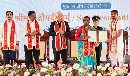 President Murmu at CUAP Convocation