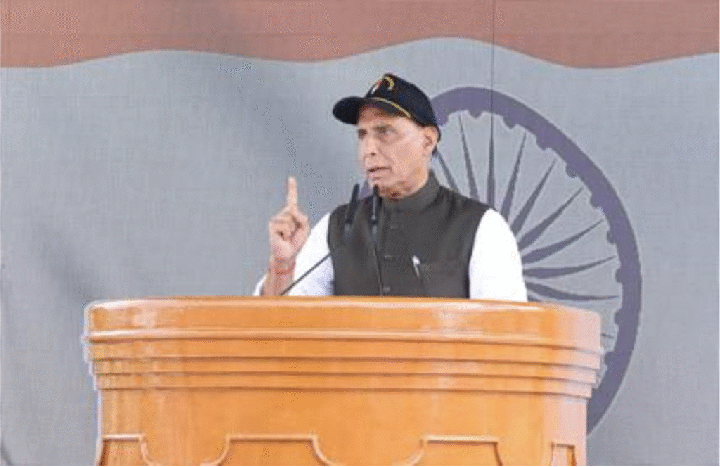 Rajnath Singh Speaks on Operation Sindoor at Dras Event. (Source: PIB)