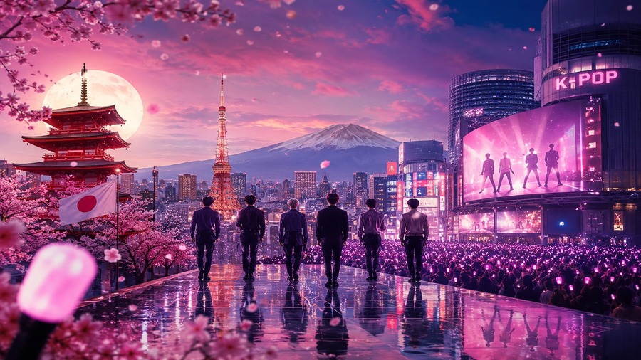 Japan is becoming a successful global stage for K-Pop.