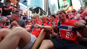 The Norwegian fans at FIFA Men’s World Cup.