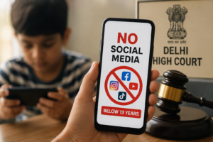 PIL seeks social media restrictions for children below 13.
