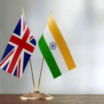 Indian and UK flags representing the India UK FTA.