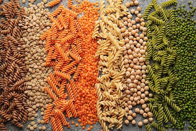 Legume-Based Pasta as source of Protein.