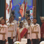President Murmu at the Independence Day reception.