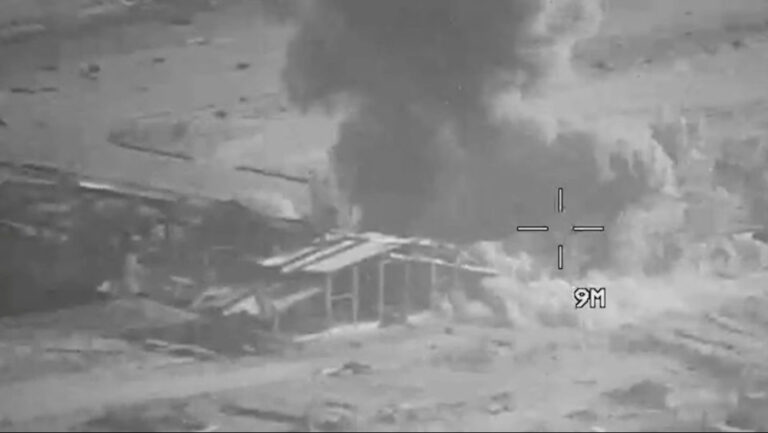 Smoke rises after US strikes on Iranian military targets amid escalating Red Sea attacks.