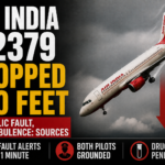Air India AI2379 plane during a sudden 300-foot drop.