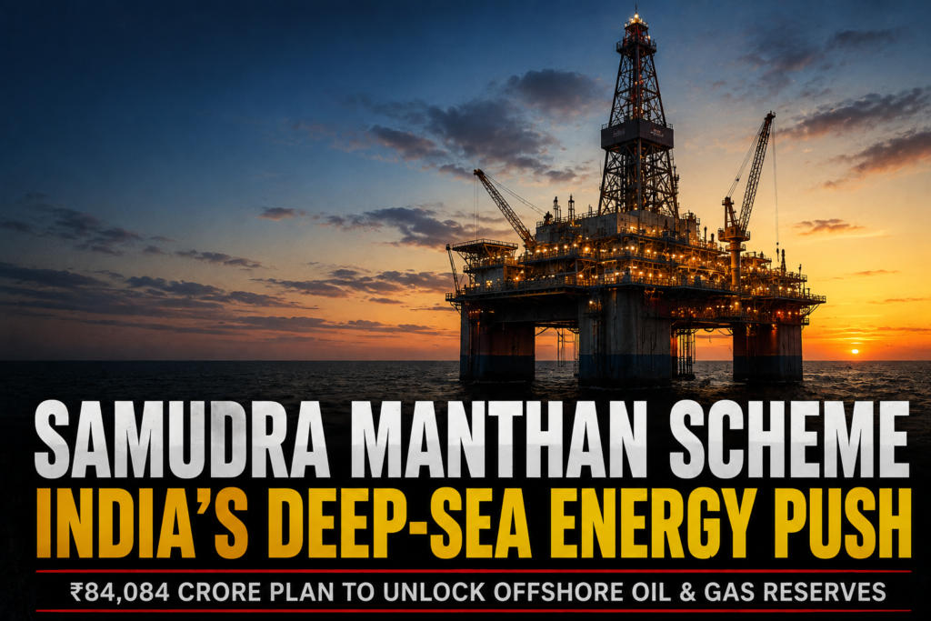 Samudra Manthan scheme: India’s deep-sea energy push.