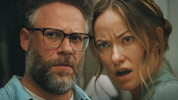 Joe and Angela in a still from ‘The Invite’.