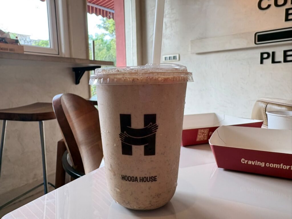 A refreshing iced coffee, capturing the energy of modern coffee raves.