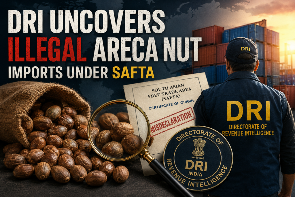 DRI uncovers illegal areca nuts.