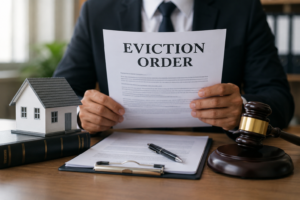 Eviction order dispute reaches Delhi High Court.