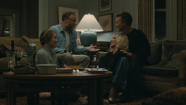 Joe-Angela and Hawk-Pina as contrasting couples in ‘The Invite’.
