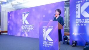 Korean content at KOCCA BizWeek 2026.
